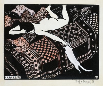 La Paresse by Felix Edouard Vallotton